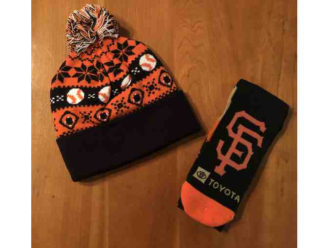 SF Giants Star Wars Youth Hat and Plaid Socks
