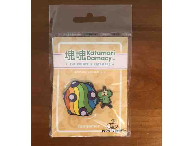 Katamari Damacy--Keita Takahashi Illustrated and Autographed REROLL Copy + Pin