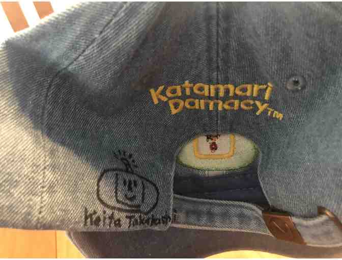 Katamari Damacy Strapback Hat + Enamel Pin w Keita Takahashi Autograph
