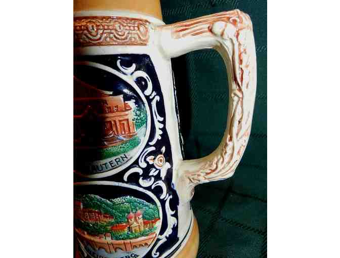 Non-Lidded Stein with Scenes of German Cities