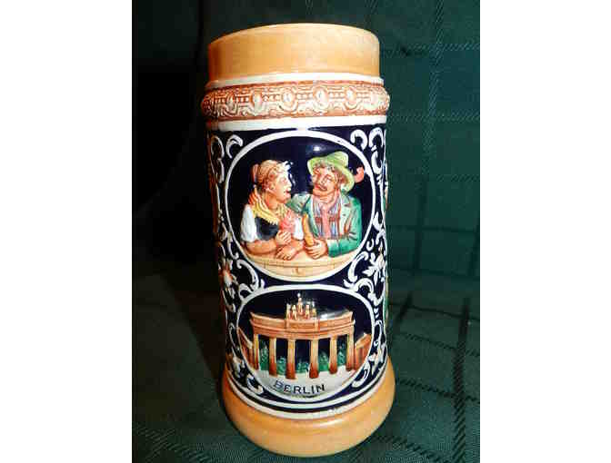 Non-Lidded Stein with Scenes of German Cities