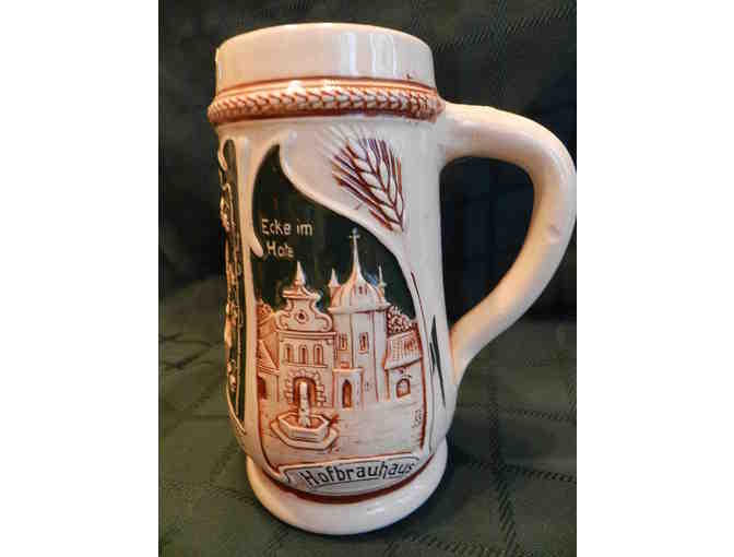 Pitcher-Shaped Beer Stein Without Lid
