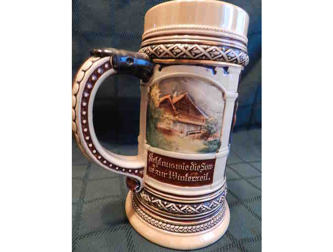 Country Chateau & Tavern Scenes - Pearlized Beer Stein Without Lid