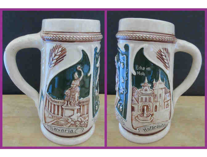 Pitcher-Shaped Beer Stein Without Lid