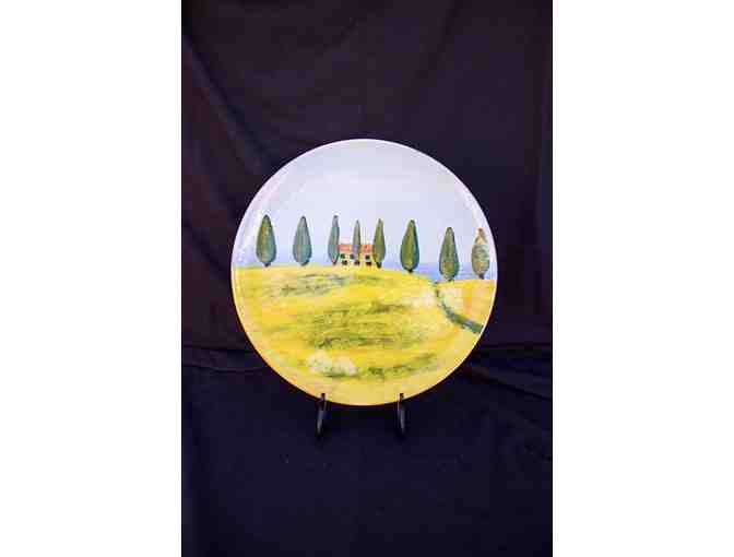 Bellini Plate - Tuscan Sun Countryside