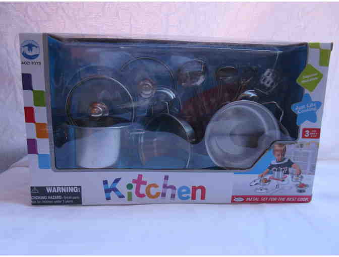 Metal Kitchen Cookware Play Set by Velocity Toys