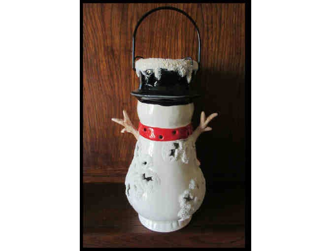 Flurry Snowman Lantern