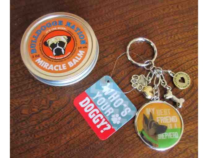 Bulldogge Nation Miracle Balm and Key Chain with Charms