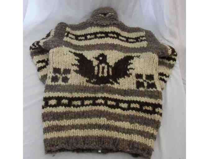 Handmade Men's Wool Sweater - Size L
