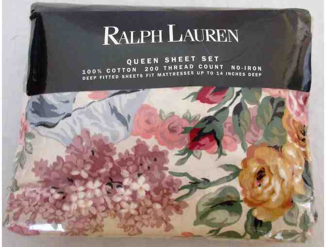 Ralph Lauren Queen Sheet Set in Floral Allison Multi Pattern