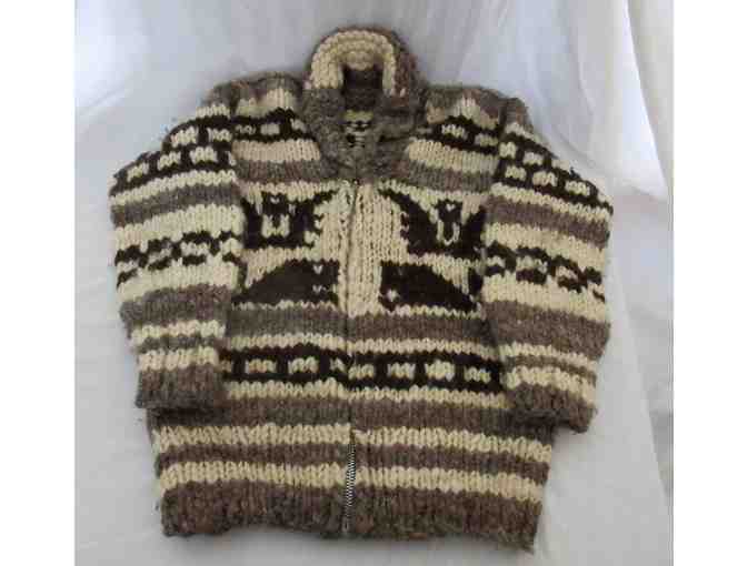 Handmade Men's Wool Sweater - Size L