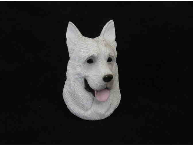 White German Shepherd Dog Magnet