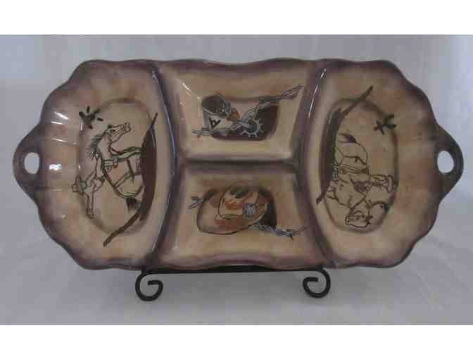 WIld West Party Tray with Metal Stand