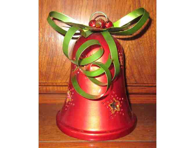 Porcelain Holiday Luminary Bell