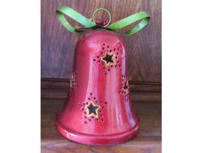 Porcelain Holiday Luminary Bell
