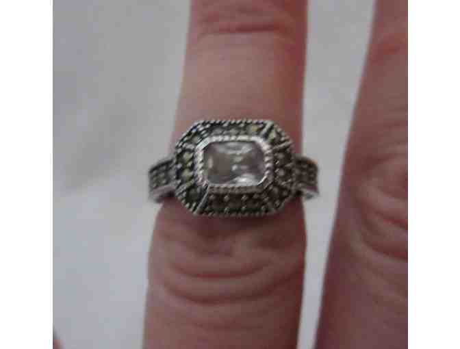 Faux Diamond Park Lane Ring - Size 7