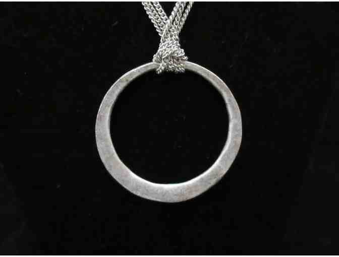 Silver 'O' Multi Strand Necklace