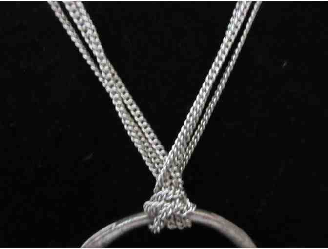 Silver 'O' Multi Strand Necklace