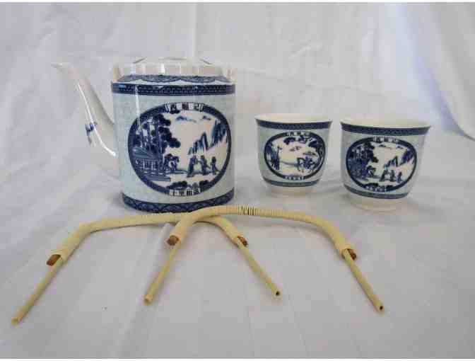 7 Piece Porcelain Chinese Tea Set