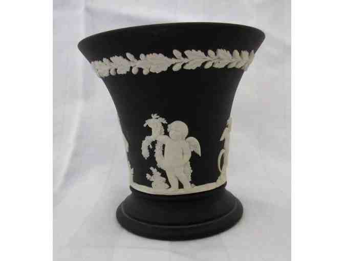 Wedgewood Vase in Black