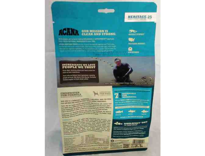Fifteen 12 oz Bags of ACANA Freshwater Fish Formula Dog Food