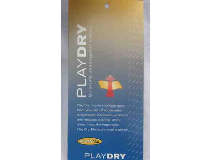 Reebok PlayDry  Tee - XLarge Navy Blue