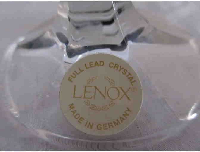 Lenox Crystal Dolphin Candleholders  - Set of Two