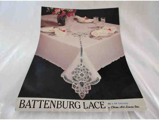 Battenburg Lace Tablecloth and Napkins