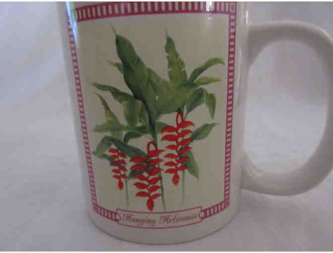 Hilo Hatties Hibiscus and Bird of Paradise Coffee Mugs - Four
