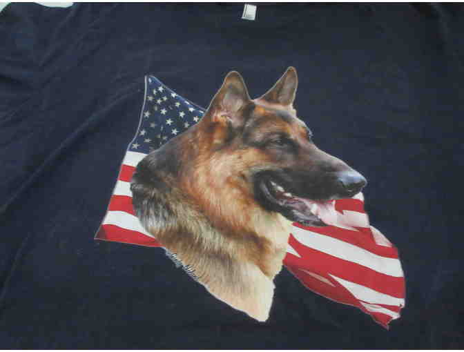 Patriotic German Shepherd T-Shirt - 2XL