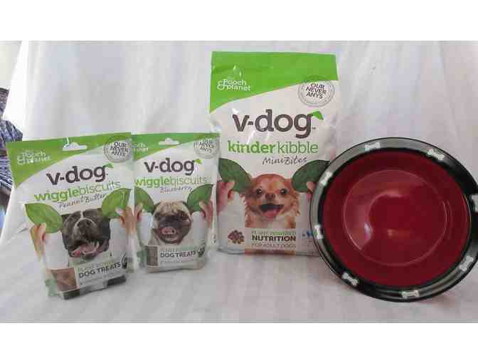 V - Dog Food, Treats and Dog Dish