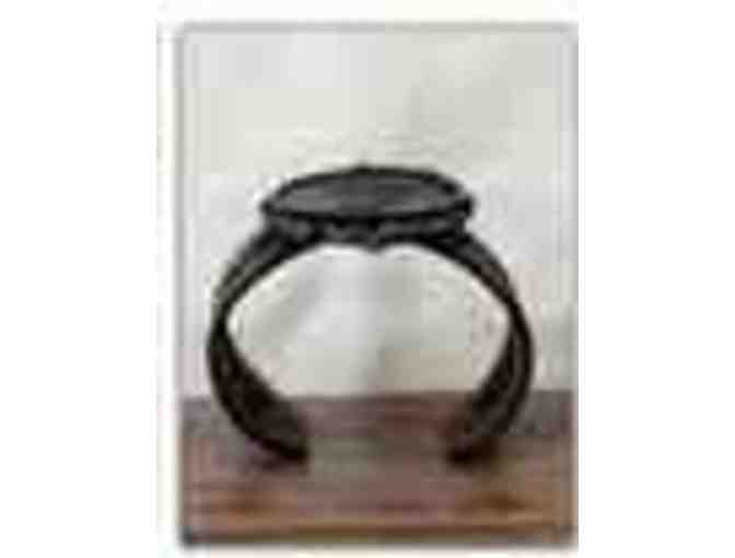 Angel Cuff Bracelet in Matte Black - Art Nouveau-Style - Photo 3