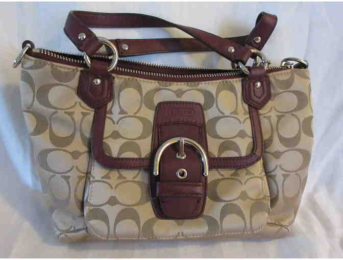 Coach Signature  Shoulder Purse - Gently Used