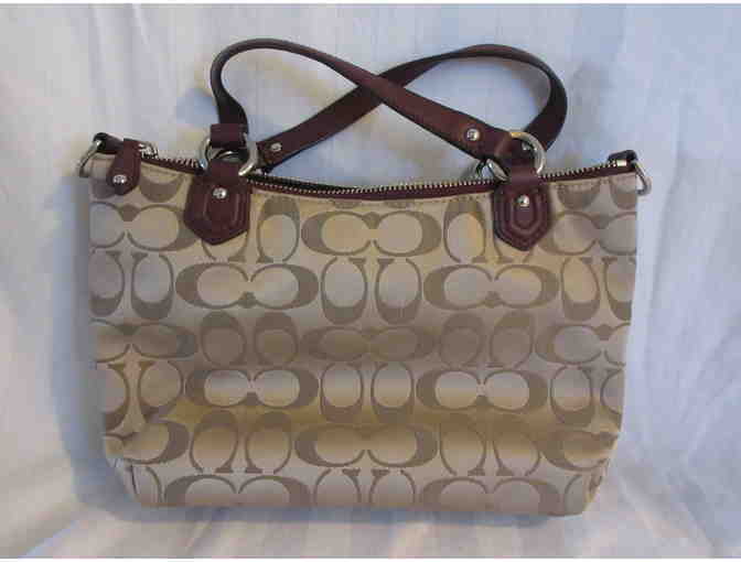 Coach Signature  Shoulder Purse - Gently Used