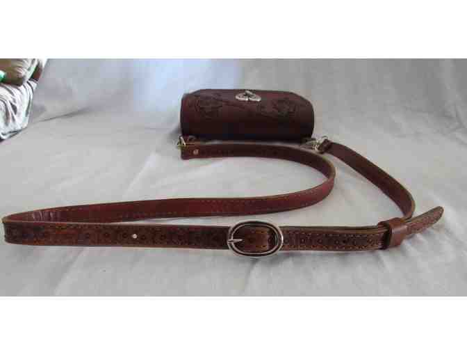Handcrafted Tooled Leather Purse