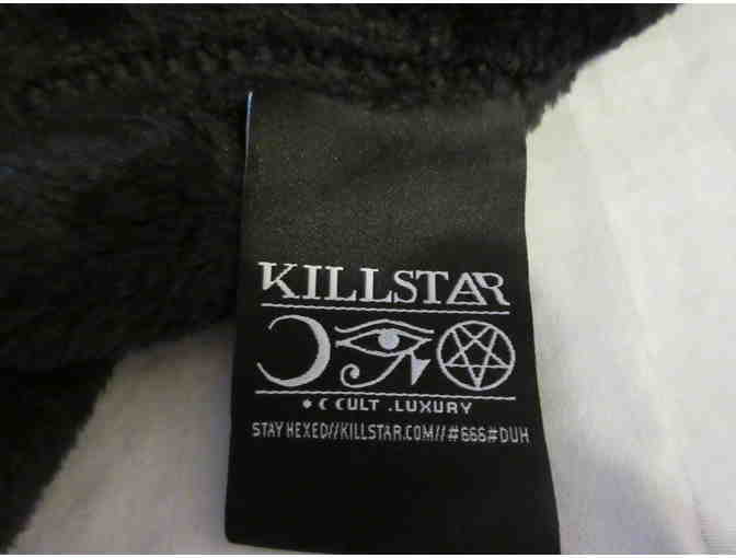 Fleece Blanket by Killstar - Black with Dog Treats