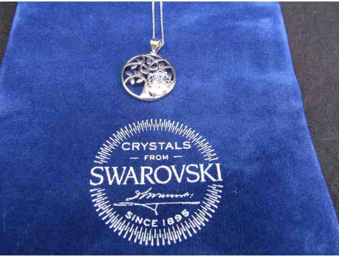 Tree of Life Pendant Necklace With Swarovski Crystals