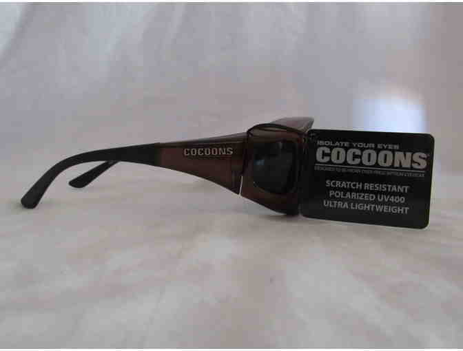 Cocoons Sunwear - Designed To Wear Over Prescription Glasses -  Med  Chocolate/Gray - Photo 4