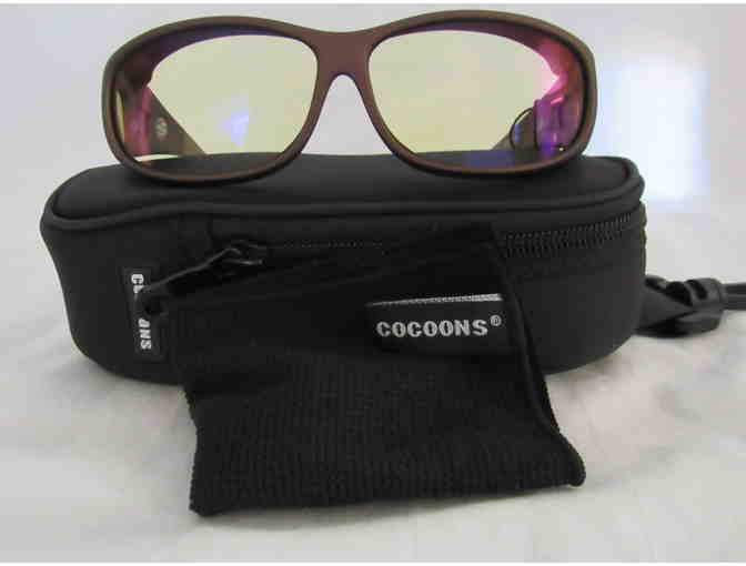 Cocoons Sunwear - Designed To Wear Over Prescription Glasses - Mini Slim Low Vision - Photo 1