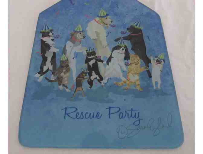 Cheese Board 'Rescue Party' by Sara England