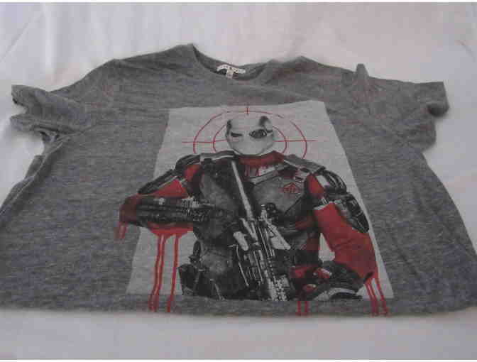 Deadshot Adult Medium Gray T-shirt