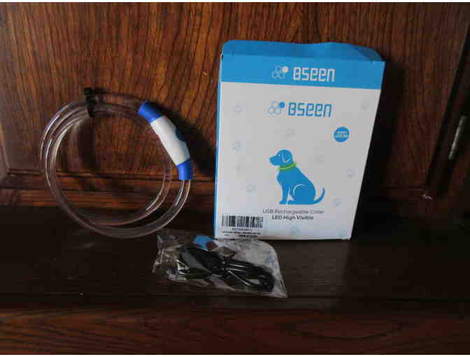 BSEEN LED Dog Collar - Blue