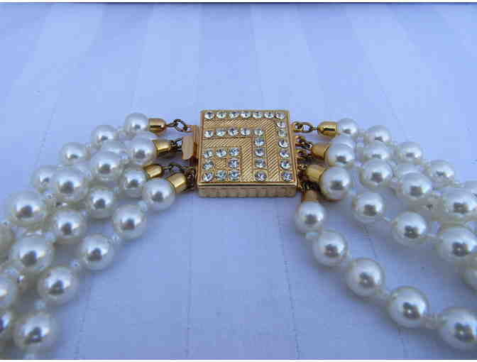 Vintage Ellelle Italy 5 Strand Necklace - Photo 5