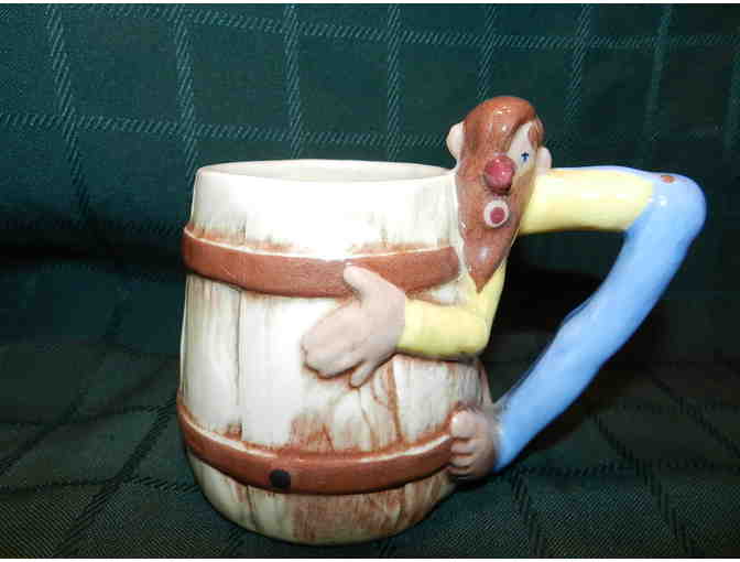 Cartoonish-Character Handle on Child's Mug