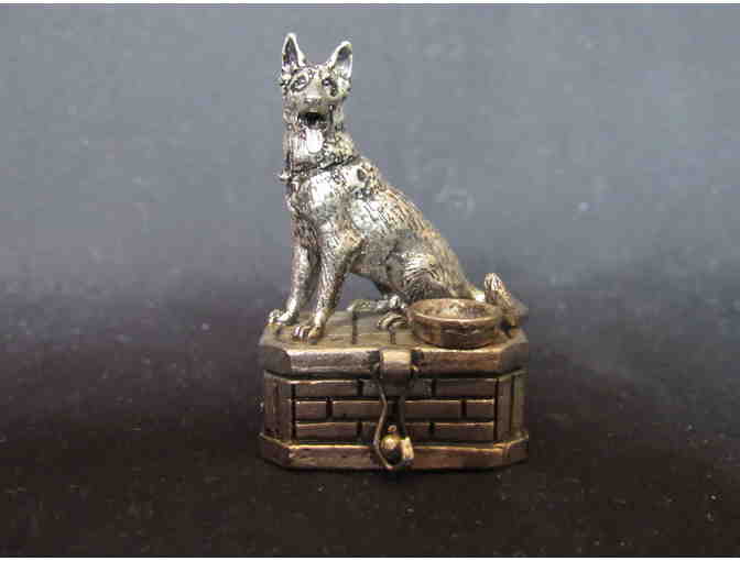 German Shepherd Sterling Silver Box