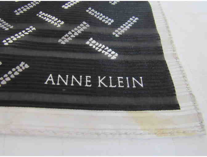 Anne Klein Black and White Scarf