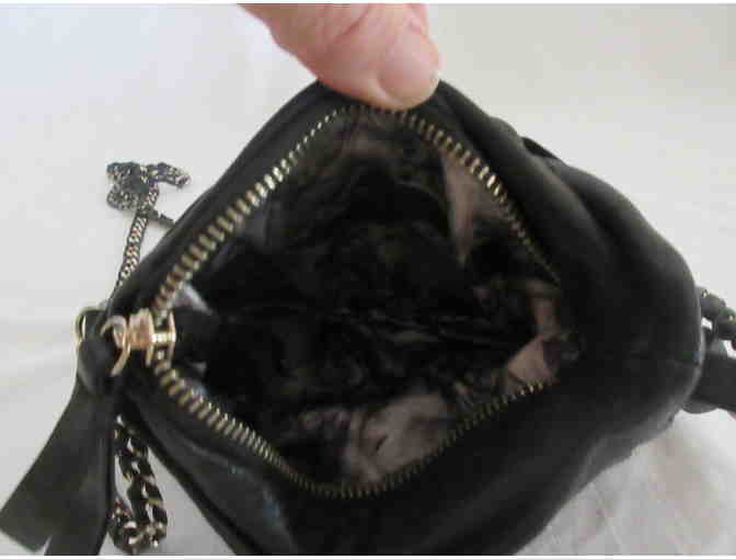 Little Black Leather Purse by Junior Drake