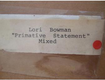 Lori Bowman Mixed Media 'Primative Statement' 1968