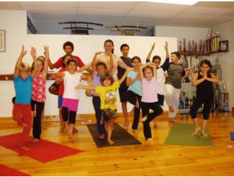 mini yogis private kids' yoga class