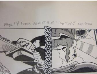 'The Tick '- Orignal signed by Ben Edlund